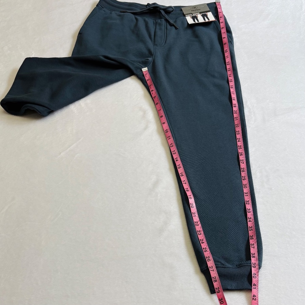 Hurley Men’s Fleece Joggers/Pants, Blue, Medium NWT - Picture 11 of 15